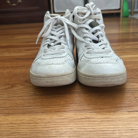 Veja White and Gray High-Top Sneakers - Picture 12 of 15